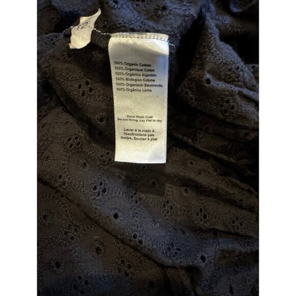 INDIA COLLECTION BY EMMERSON FRY Angel Dress-Black Eyelet Cotton Size M/L - Picture 7 of 7